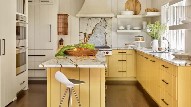 Photo of دیزاین آشپزخانه به رنگ زرد
